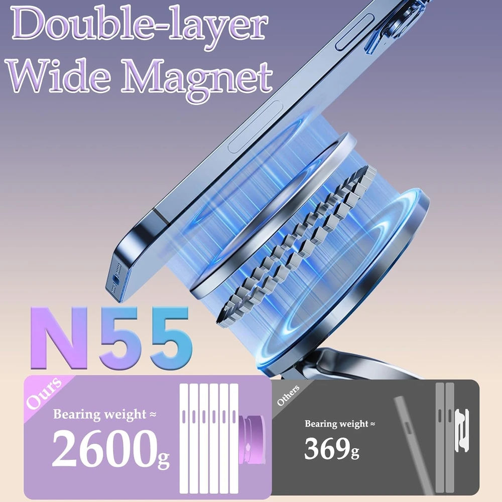 Vacuum Magnetic Car Phone Holder