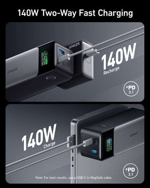 Anker 737 Power Bank (PowerCore 24K) – 140W Fast Charging, 24000mAh