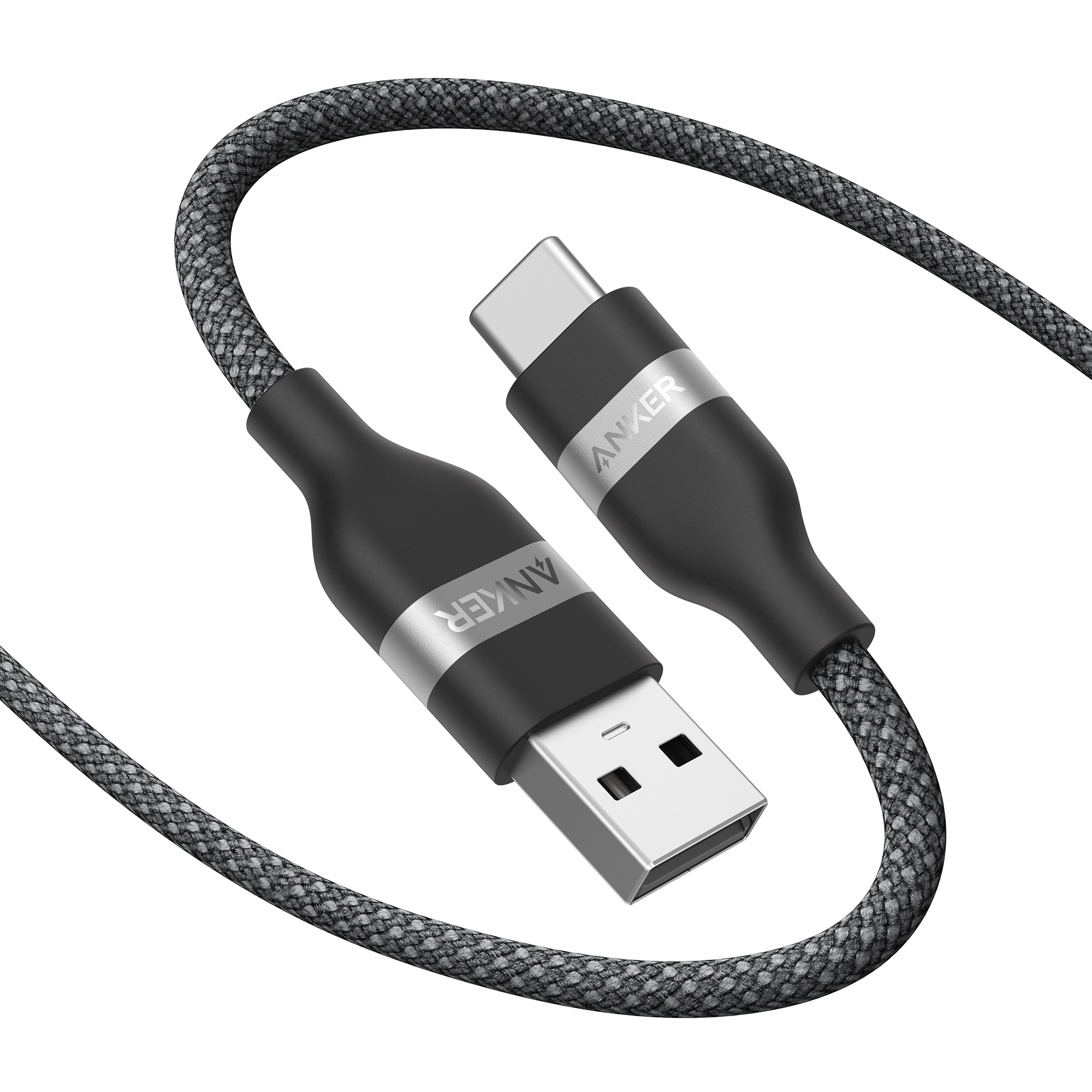 Anker USB-A to USB-C Cable – Upcycled Braided, 10-Year Durability (3ft / 6ft)