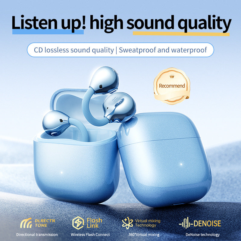 M169 Cross-Border Popular Clip-On Earphones High-Quality Low-Latency Private Model Wireless Bluetooth Earphones